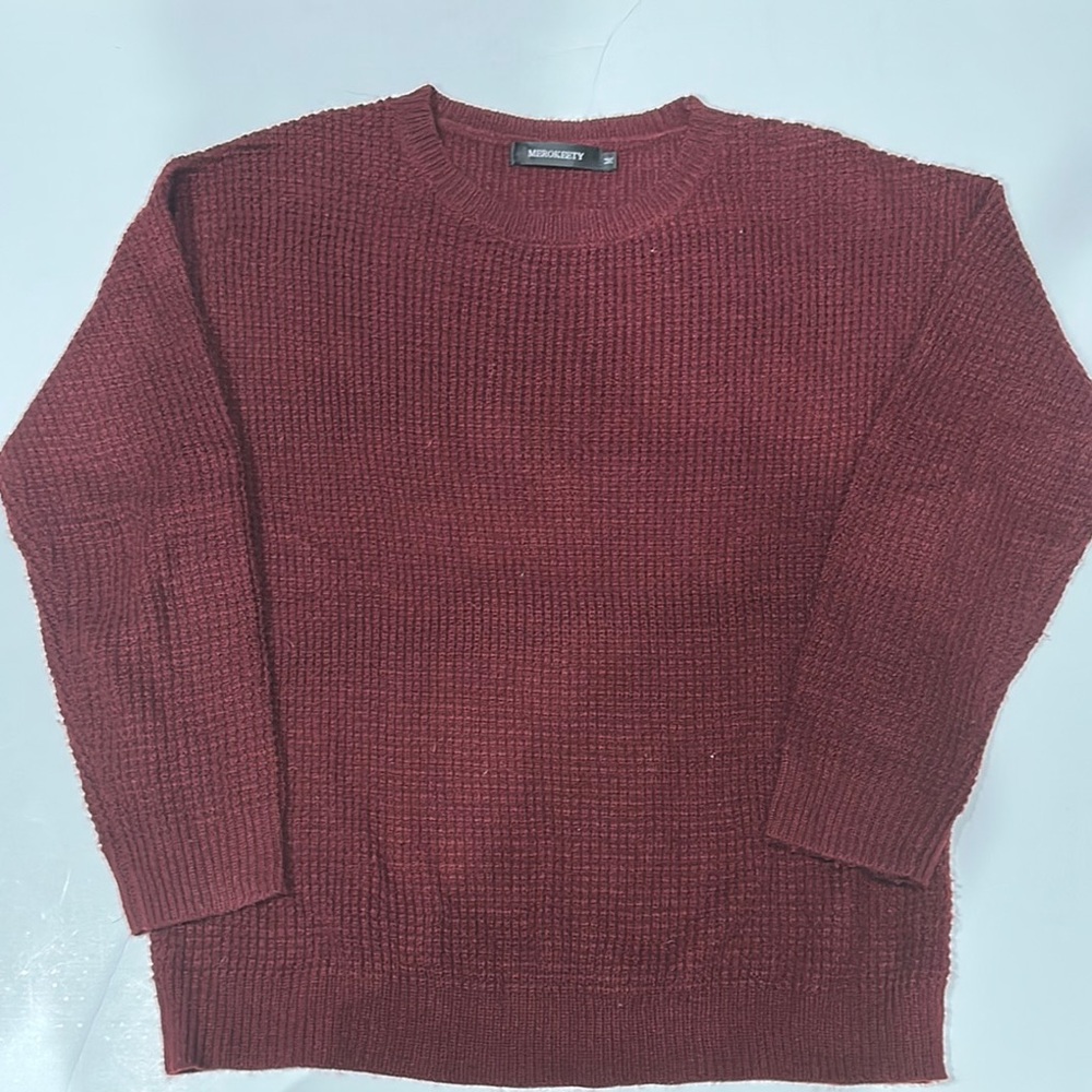 Burgundy Sweater